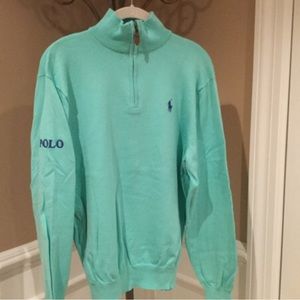 $15 Firm! Polo Golf Thin Quarter ZIP Sweater, Size Small